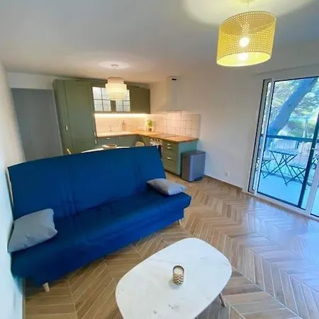 T2 Avec Clim Et Terrasse Vue Mer, Les Sablettes Appartement La Seyne-sur-Mer